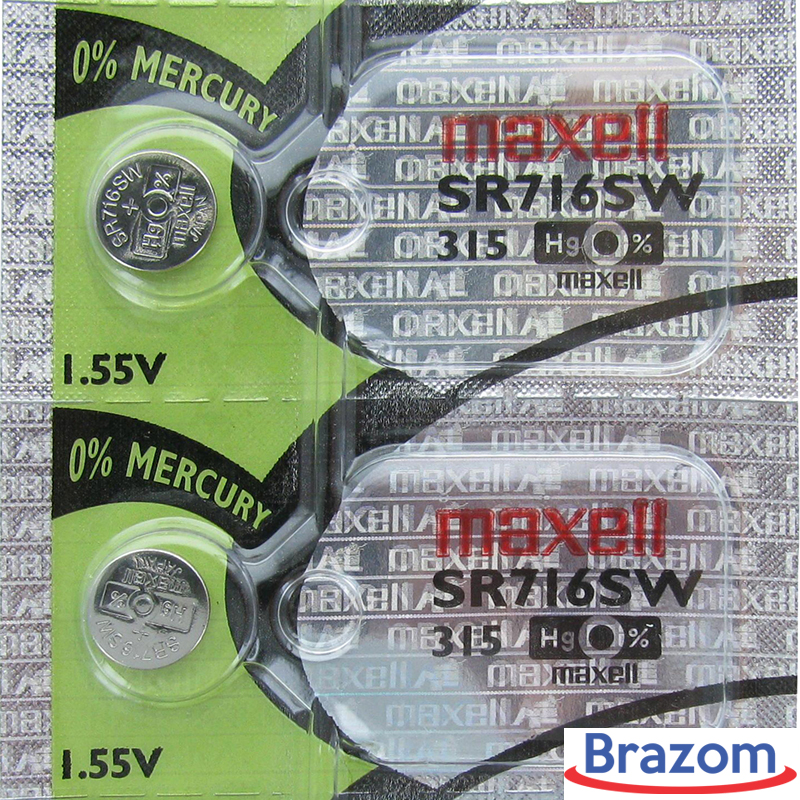 Baterias Bateria para Relógios Bateria Maxell 315 SR716SW cartela