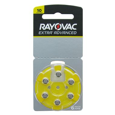 BATERIA DE SURDEZ RAYOVAC 10 BLX6