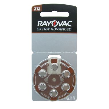 BATERIA DE SURDEZ RAYOVAC 312 BLX6