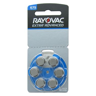 BATERIA DE SURDEZ RAYOVAC 675 BLX6