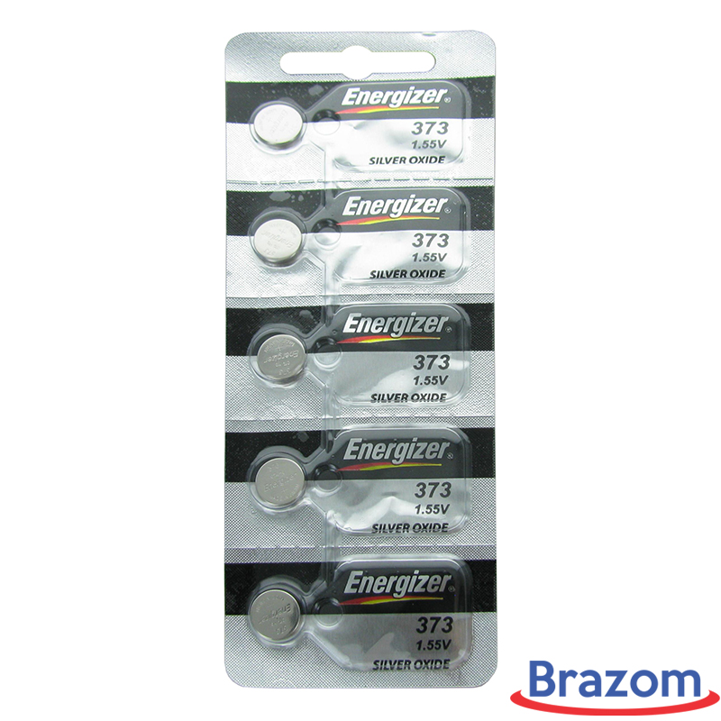 Baterias Bateria para Relógios Bateria Energizer 373 SR916SW Cartela com 05 unidades Brazom