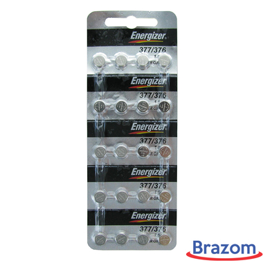 BATERIA ENERGIZER 377 / SR626SW (20 PCS)