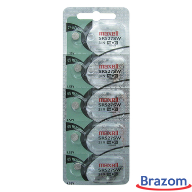 BATERIA MAXELL 319 / SR527SW (5 PCS)