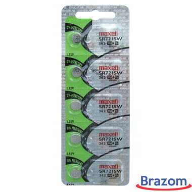 BATERIA MAXELL 362 / SR721SW (5 PCS)