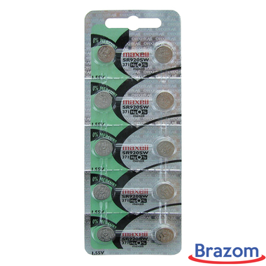 BATERIA MAXELL 371 / SR920SW (10 PCS)