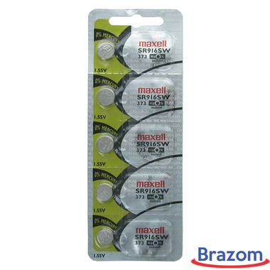 BATERIA MAXELL 373 / SR916SW (5 PCS)