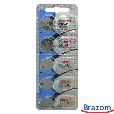 BATERIA MAXELL CR1616 (5 PCS) - LAMINADA