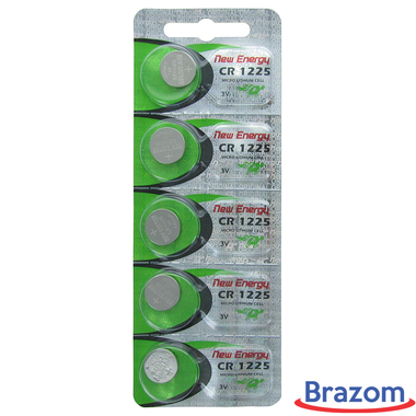 BATERIA NEW ENERGY CR1225 (5 PCS)